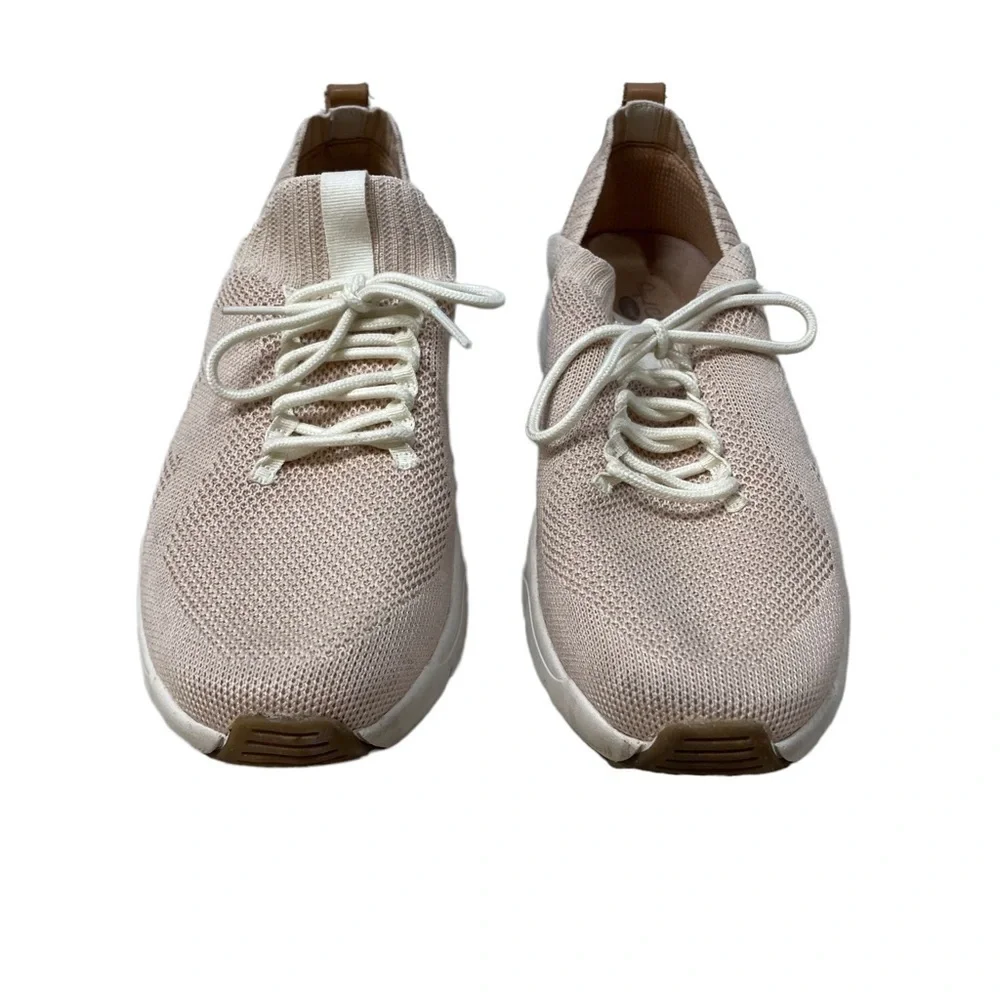 Dr Scholl’s Gypsy Sneaker Lace Up Taupe Size 11 Gym Shoe Stretch Knit Lifestyle - Picture 4 of 9